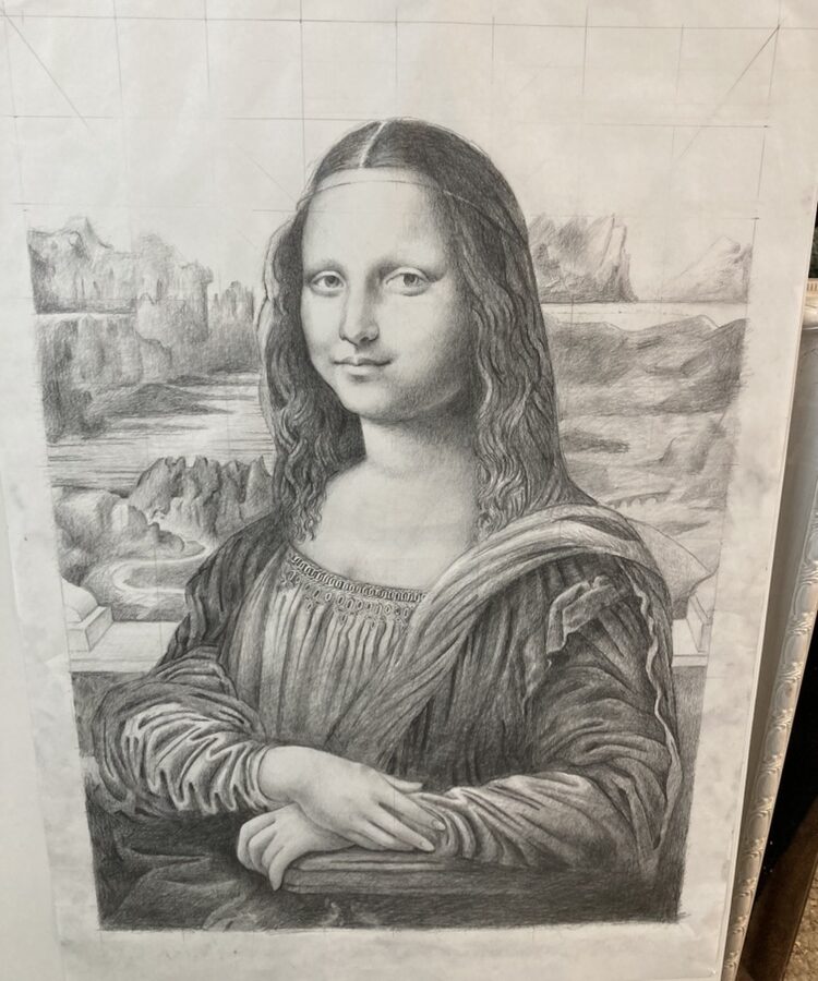 Mona Lisa Drawing